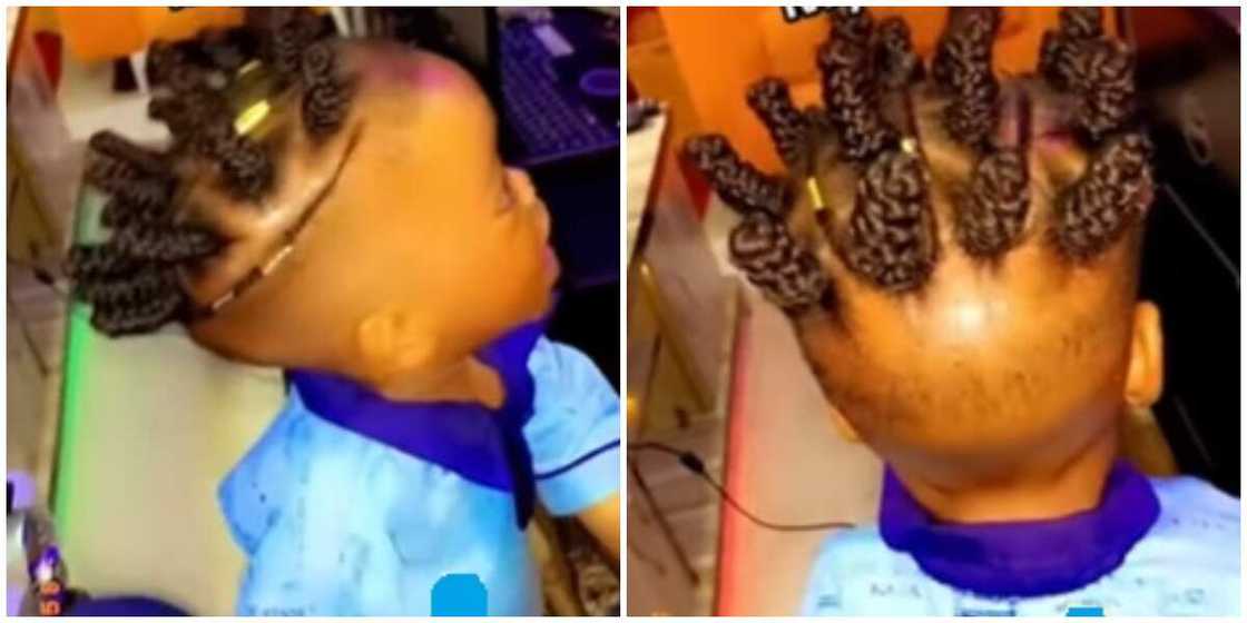 Photos of boy with braided hairstyle Photos of boy with braided hairstyle