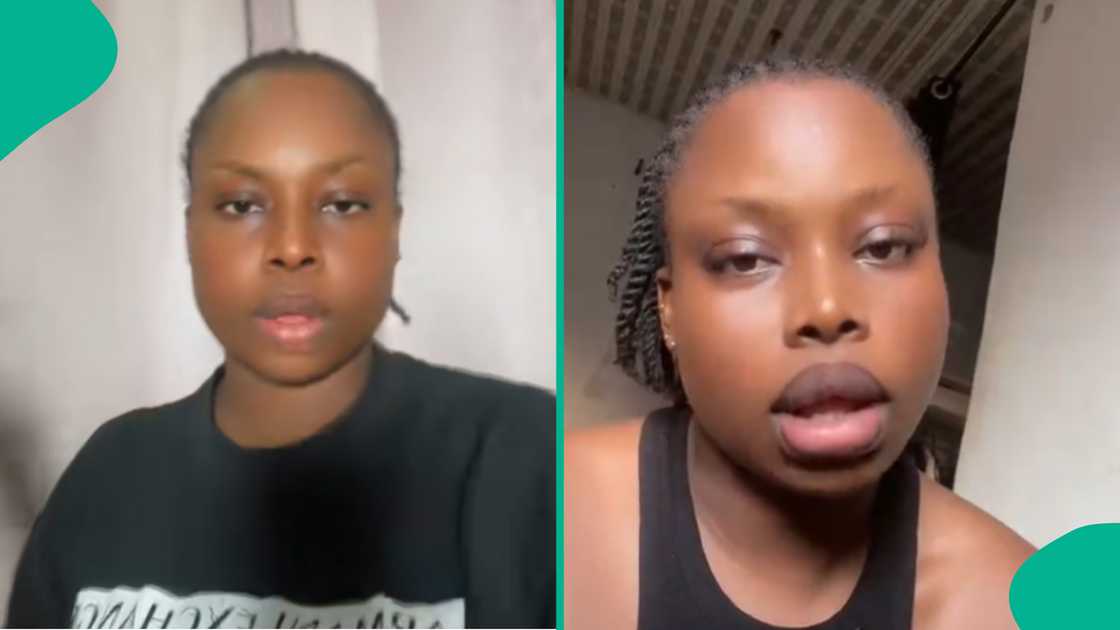 The lady says her man recorded the sound of her snoring. The lady says her man recorded the sound of her snoring.