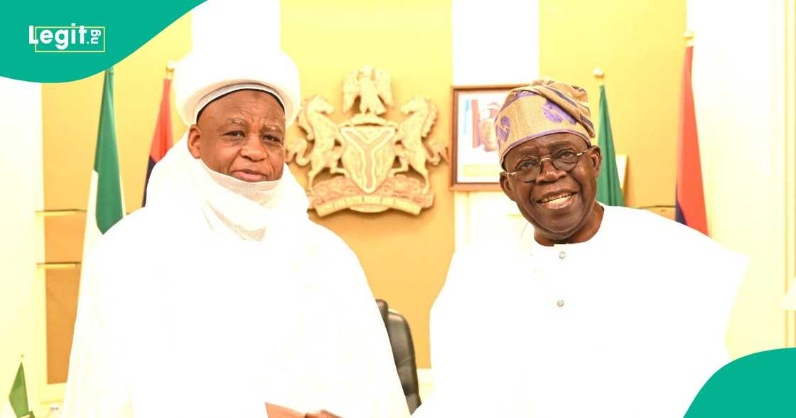 Sultan da Shugaba Tinubu. Sultan da Shugaba Tinubu.