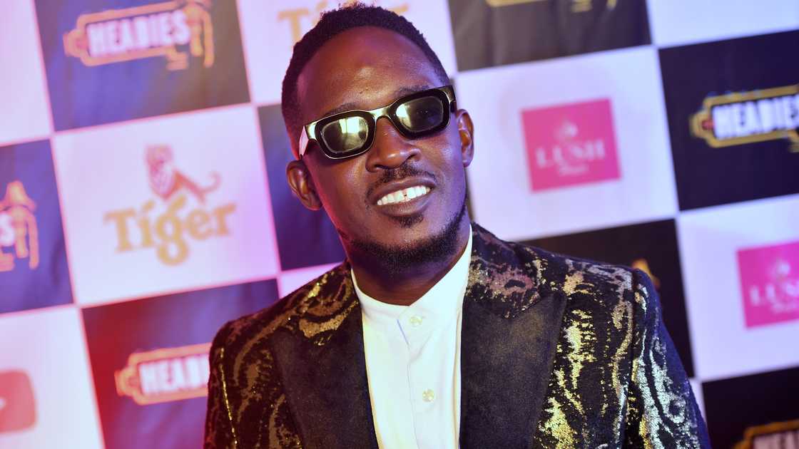 M.I. Abaga smiles at the 15th Annual Headies Awards. M.I. Abaga smiles at the 15th Annual Headies Awards.
