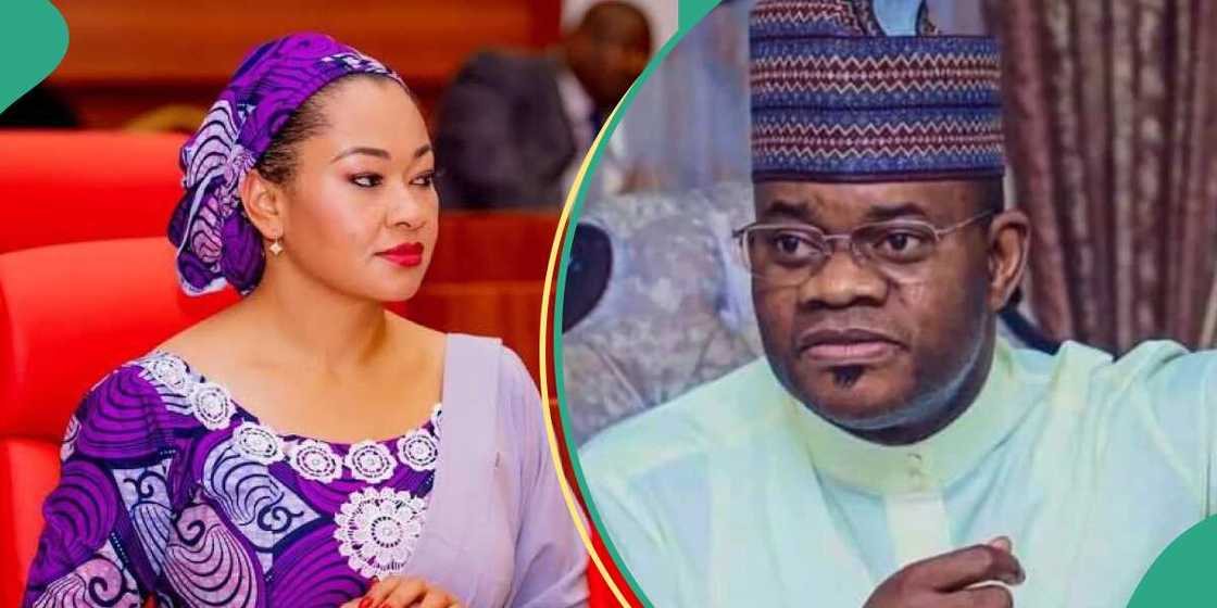 Former Kogi governor, Yahaya Bello and Senator Natasha Akpoti-Uduaghan Former Kogi governor, Yahaya Bello and Senator Natasha Akpoti-Uduaghan