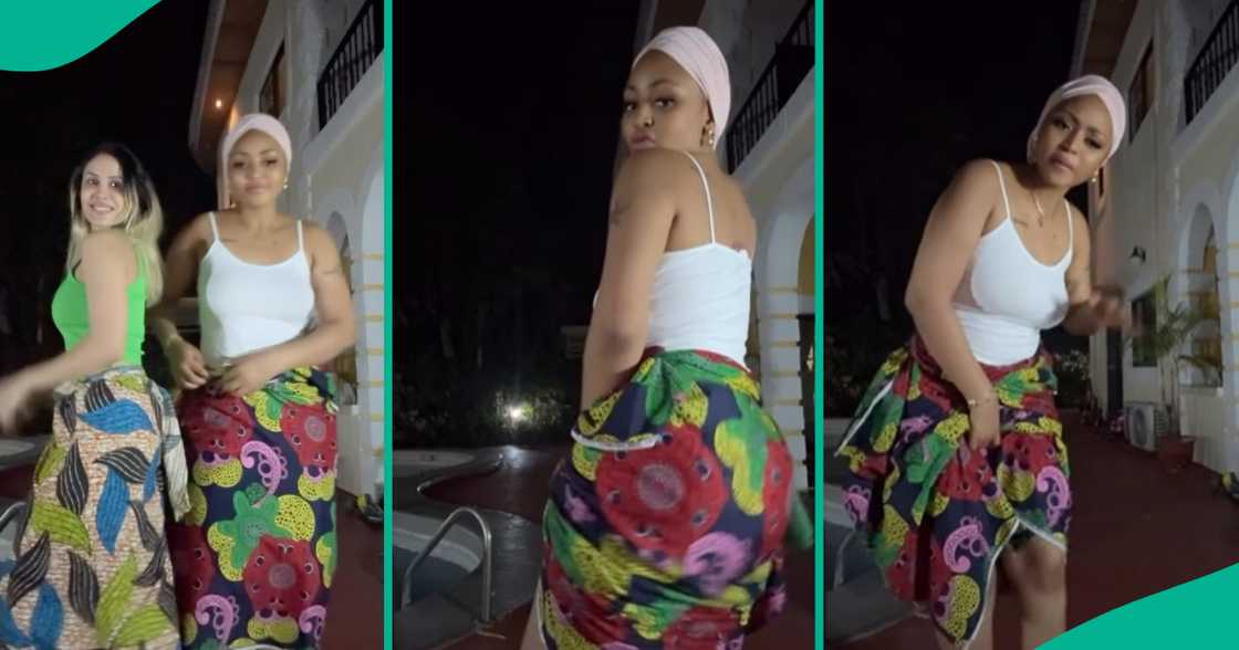 Regina Daniels shares dance video online, drawing comments from netizens.