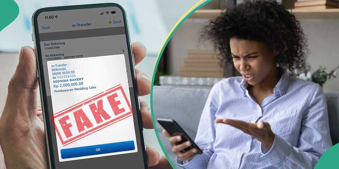 Detect a fake bank alert