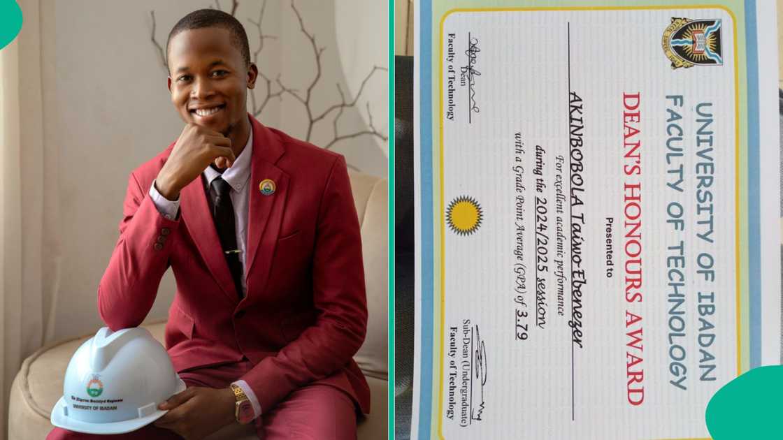 University of Ibadan civil engineering student who made Dean's Honour List 3 consecutive times bags degree, misses first class
