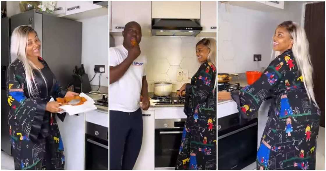 Photos of Nollywood actress Mercy Aigbe and her hubby Adekaz