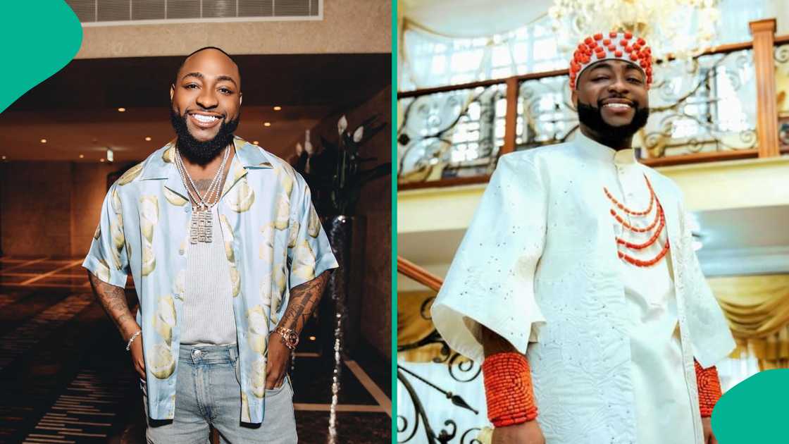 Davido wears designer outfits