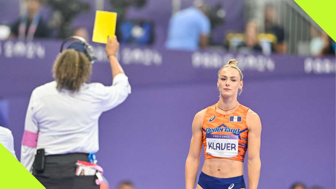 Paris 2024: Reason Dutch athlete was shown big yellow card during Olympics 400m race. Paris 2024: Reason Dutch athlete was shown big yellow card during Olympics 400m race.