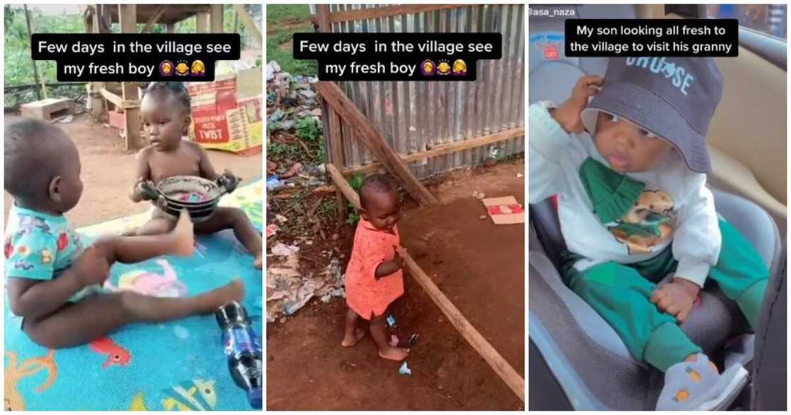 Village, kids, transformation, granny, she almost cried, Nigerian kids in village Village, kids, transformation, granny, she almost cried, Nigerian kids in village