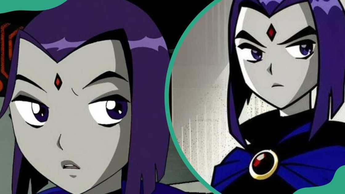 Raven the gothic character from Teen Titans Raven the gothic character from Teen Titans