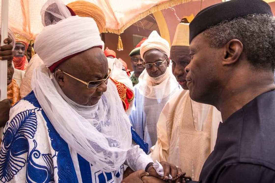 Rashin tsaro: Ni da Masari ba mu bacci idanu 2 rufe, Sarkin Katsina ga Osinbajo