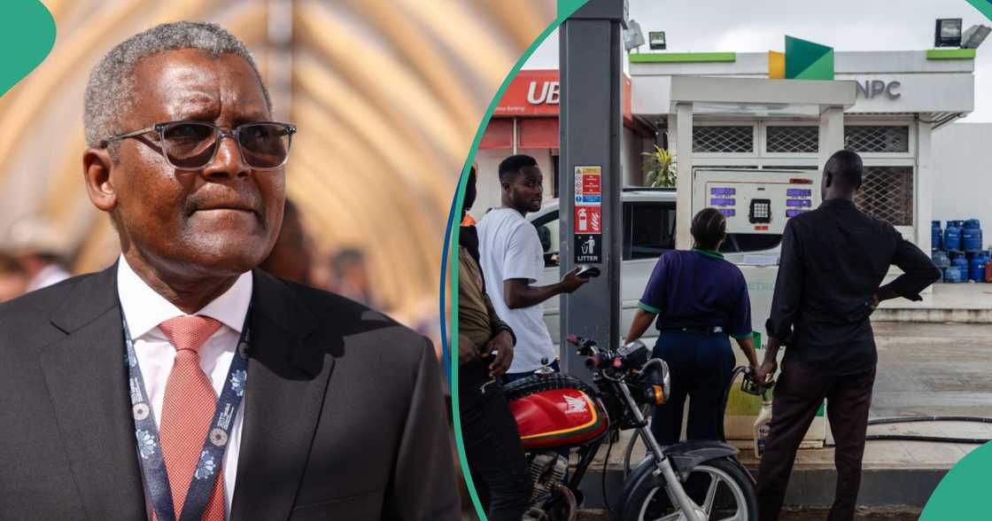 Dangote advertises petrol price Dangote advertises petrol price