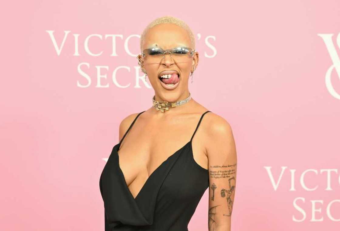 US rapper Doja Cat attends the Victoria's Secret New York Fashion Week kickoff event