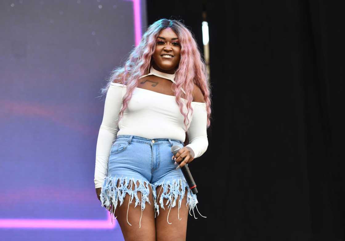 Rapper CupcakKe performs onstage at Banc of California Stadium Rapper CupcakKe performs onstage at Banc of California Stadium