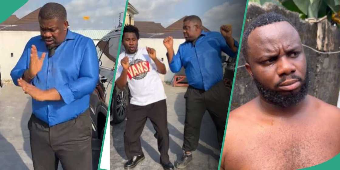 Video of Don Jazzy as he jumps on Nasboi's umbrella challenge Video of Don Jazzy as he jumps on Nasboi's umbrella challenge