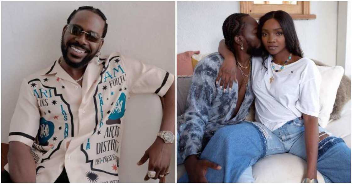 Singers Adekunle Gold and Simi Singers Adekunle Gold and Simi