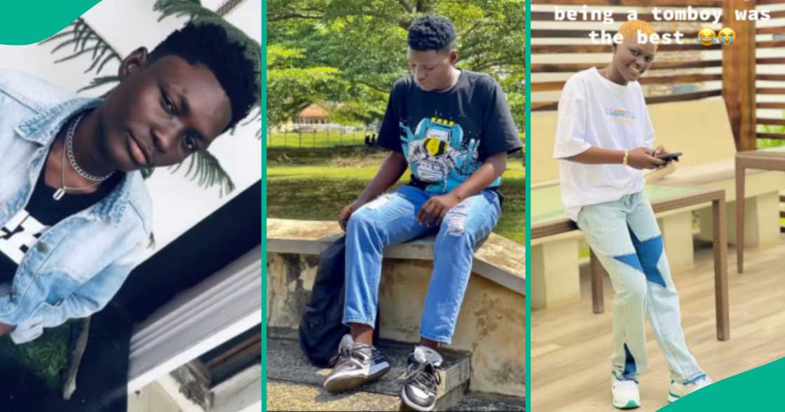 Transformation of Nigerian lady who was a tomboy causes uproar Transformation of Nigerian lady who was a tomboy causes uproar