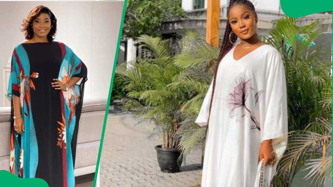 Women wearing Bubu gowns