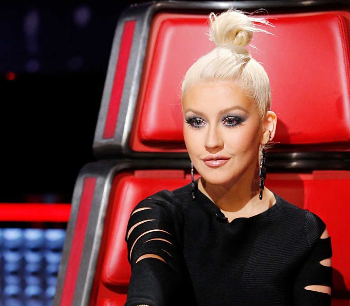 Christina Aguilera during The Voice - Season 10