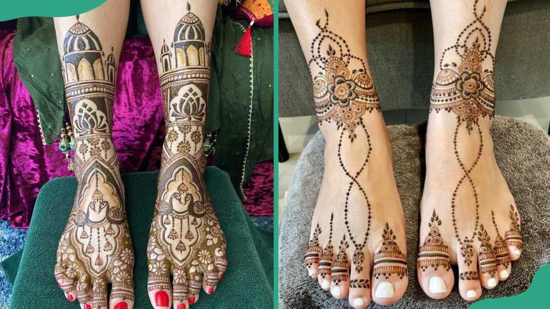 Delicate henna-inspired design