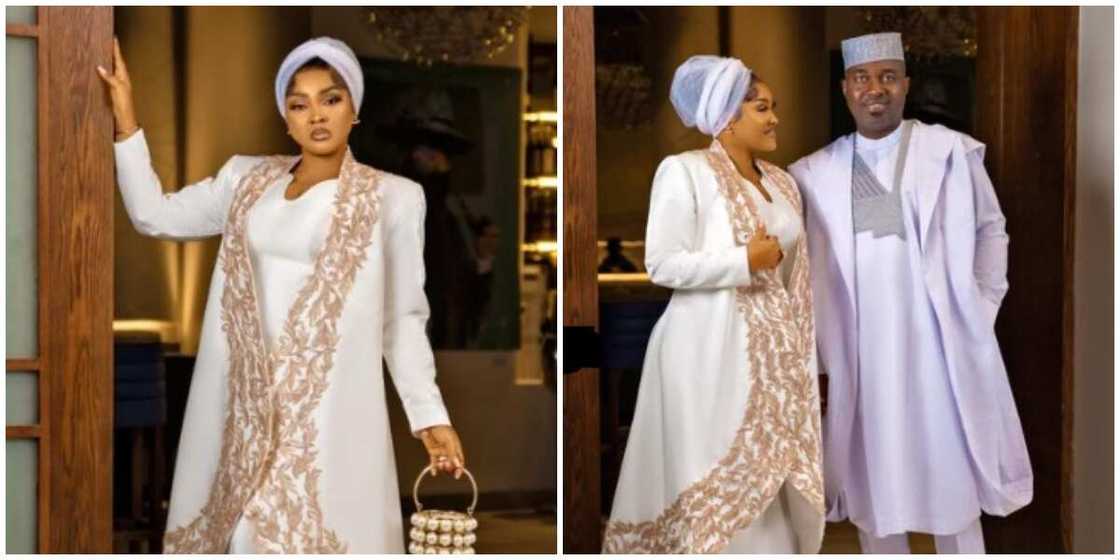 Mercy Aigbe and her husband, Kazim Adeoti Mercy Aigbe and her husband, Kazim Adeoti