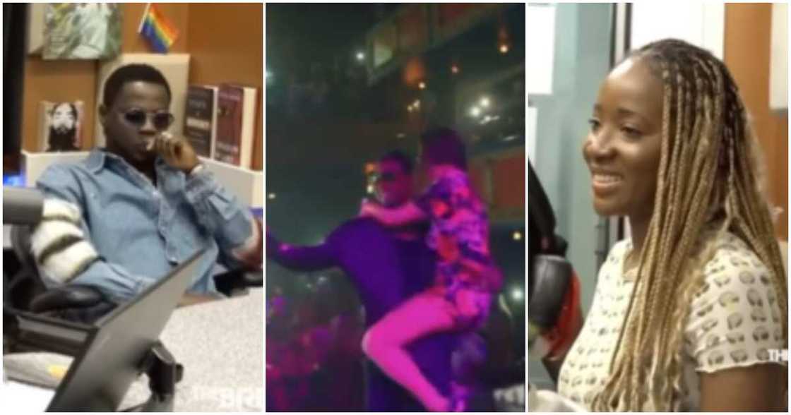 Kizz Daniel and fan who rocked him Kizz Daniel and fan who rocked him