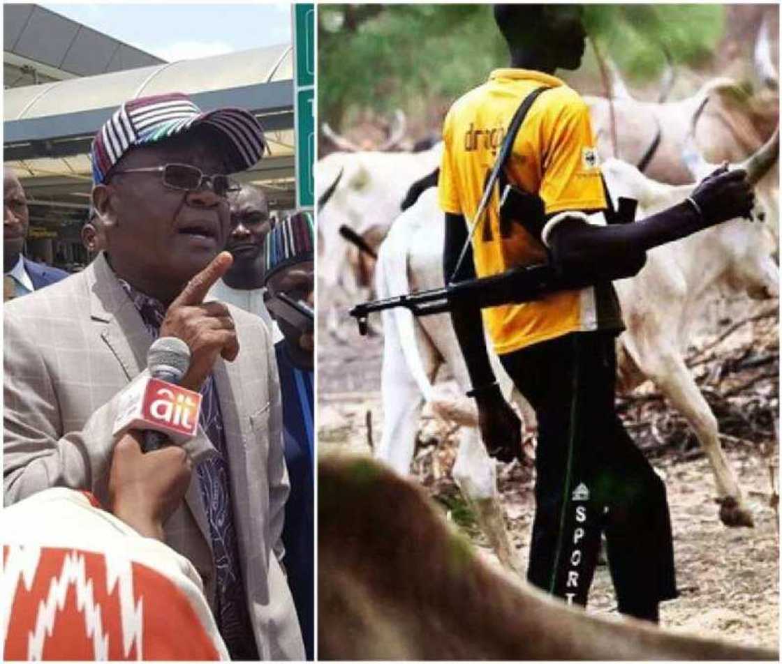 Wata kungiyar Fulani: Mun so kashe Ortom, mu muka kai masa hari Wata kungiyar Fulani: Mun so kashe Ortom, mu muka kai masa hari