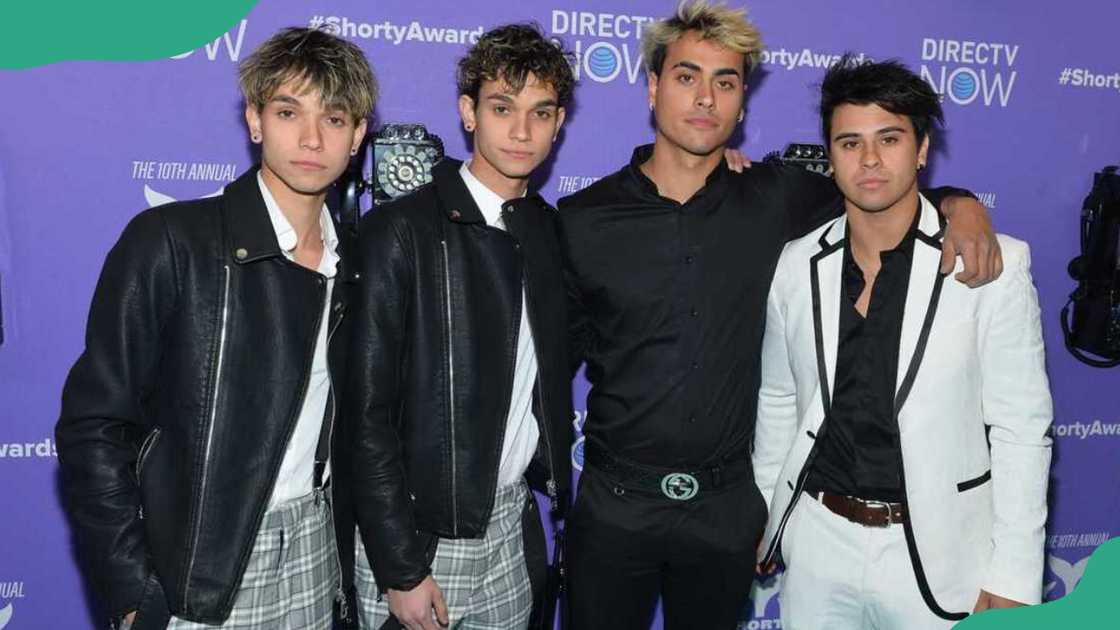 The Dobre brothers attend the 10th Annual Shorty Awards at PlayStation Theater in New York City