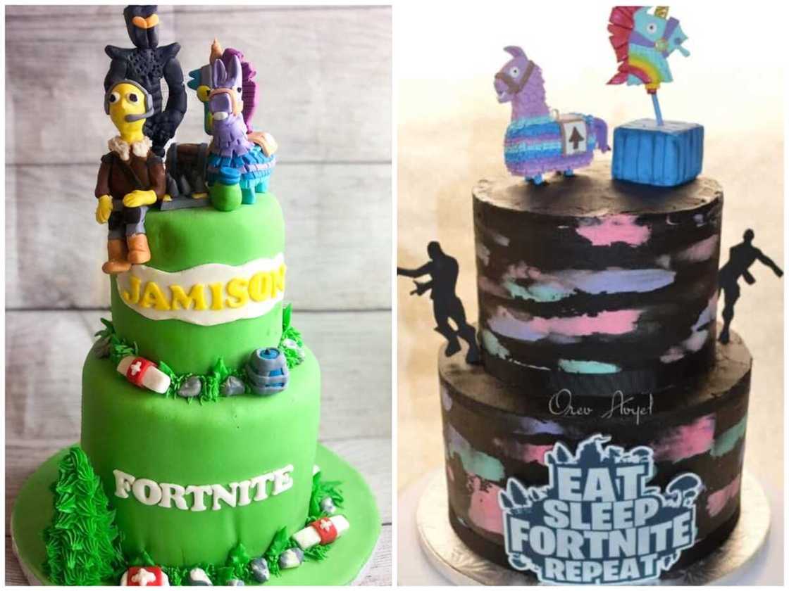 diy fortnite cake