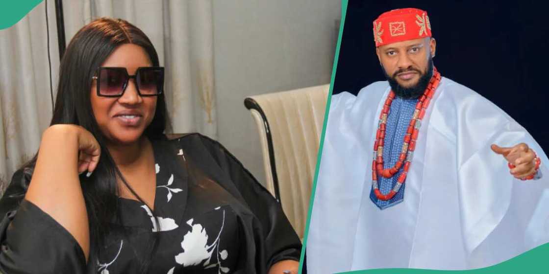 Judy Austin and Yul Edochie Judy Austin and Yul Edochie