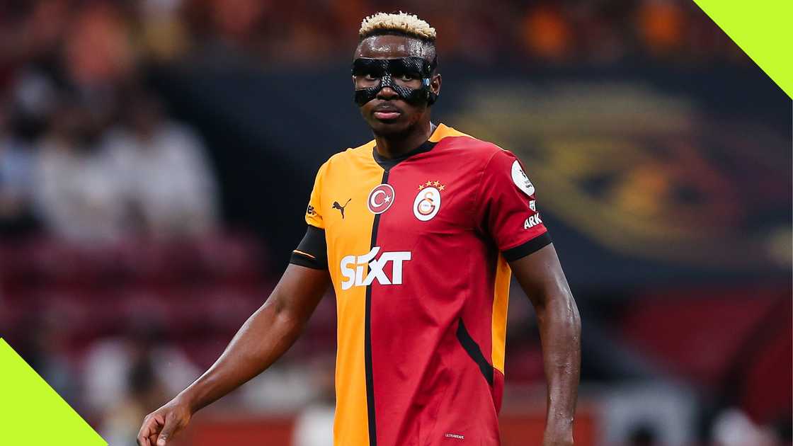 Victor Osimhen, Galatasaray, RAMS Park, Rizespor, Istanbul, Turkey, Turkish Super Lig. Victor Osimhen, Galatasaray, RAMS Park, Rizespor, Istanbul, Turkey, Turkish Super Lig.