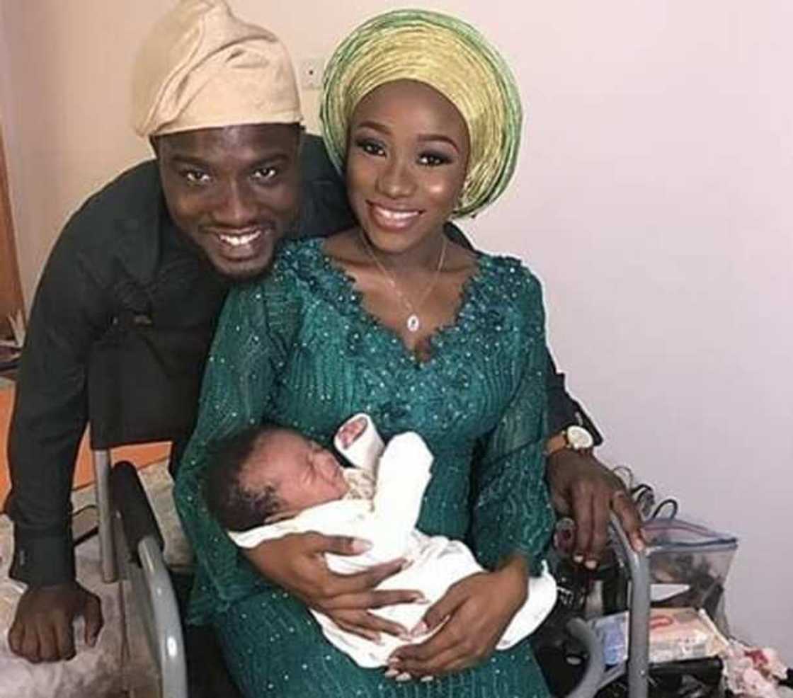 Actor Seun Ajayi and wife welcome cute baby boy (photos)