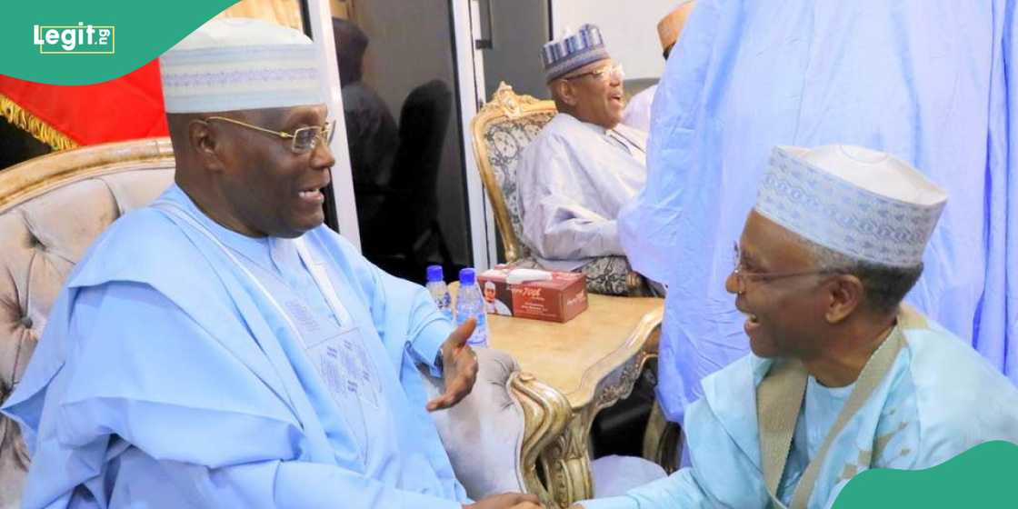 Breaking news: Photos emerge as Atiku meets Nasir El-Rufai and others in Abuja