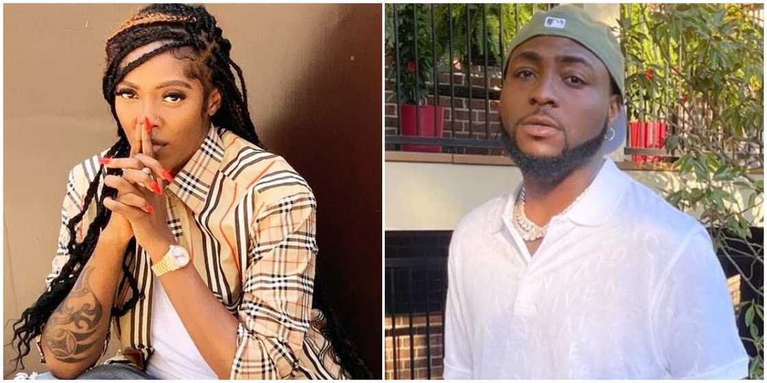 Tiwa Savage and Davido Tiwa Savage and Davido