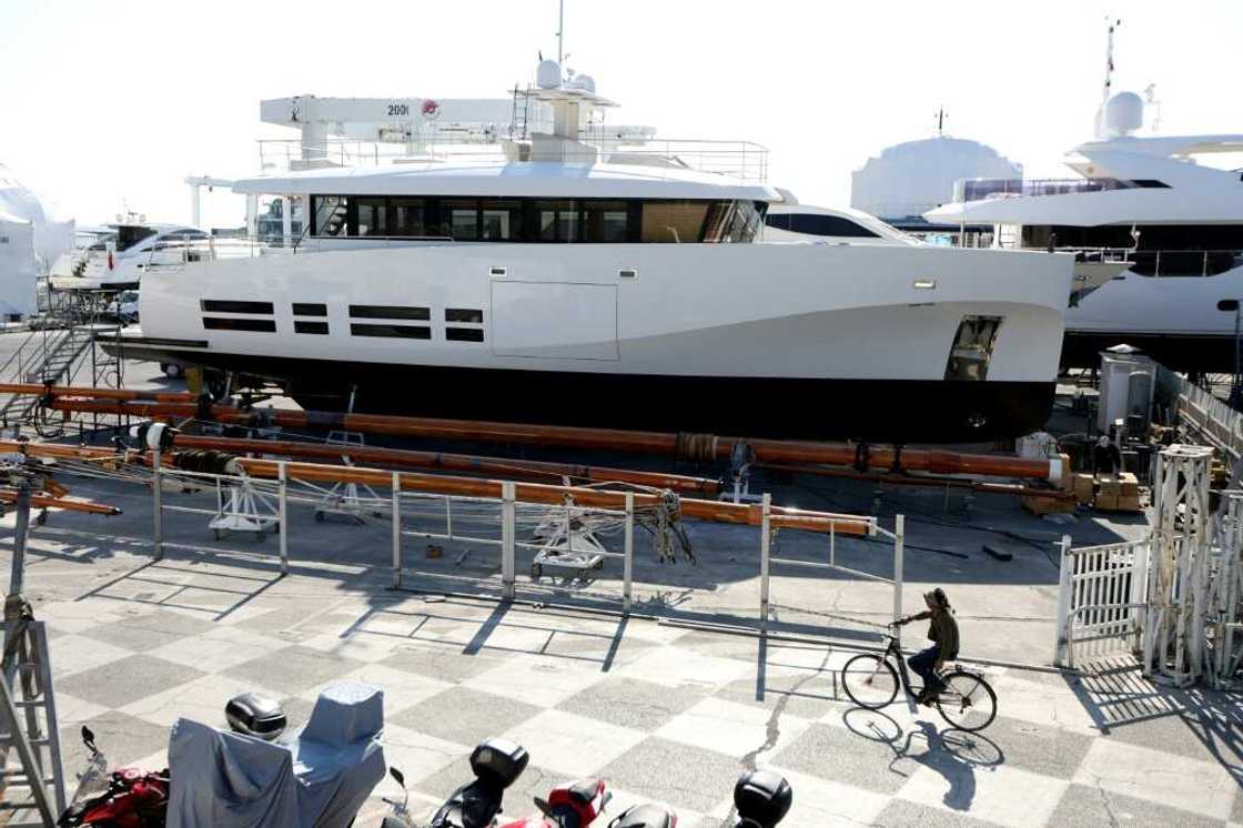 One of the two yachts belonging to Kuzmichev seized by France as part of sanctions One of the two yachts belonging to Kuzmichev seized by France as part of sanctions