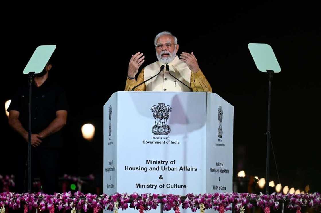 Indian Prime Minister Narendra Modi's ruling party espouses a muscular Hindu nationalism that champions historical figures who opposed outside influence and domination Indian Prime Minister Narendra Modi's ruling party espouses a muscular Hindu nationalism that champions historical figures who opposed outside influence and domination