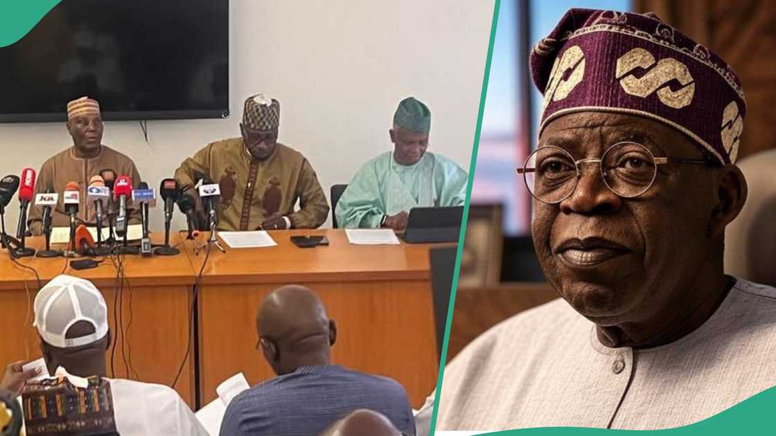 Atiku Abubakar has been leading the coalition with the plot to sack President Bola Tinubu in 2027. Atiku Abubakar has been leading the coalition with the plot to sack President Bola Tinubu in 2027.
