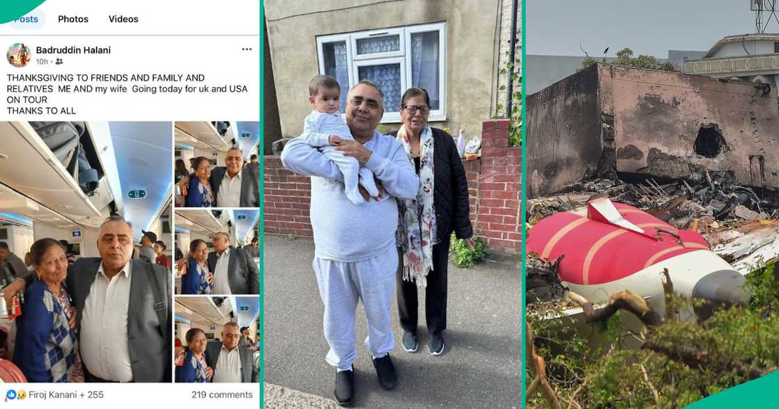 A businessman, Badruddin Halani, shared photos on Facebook on June 12, 2025, just minutes before the crash of an Air India flight. A businessman, Badruddin Halani, shared photos on Facebook on June 12, 2025, just minutes before the crash of an Air India flight.