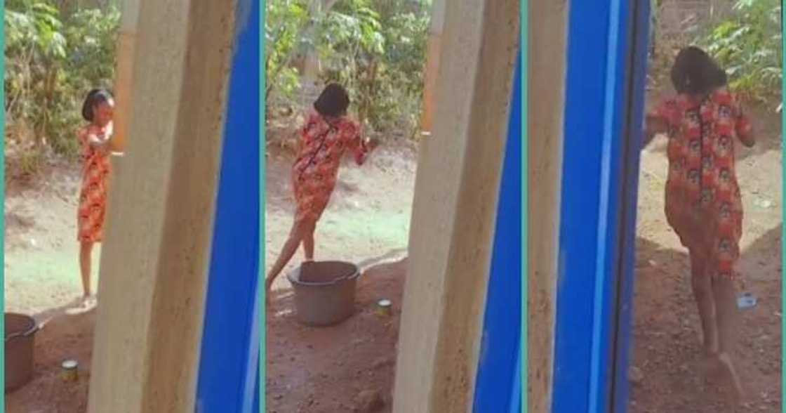 Man catches sister in backyard making love call