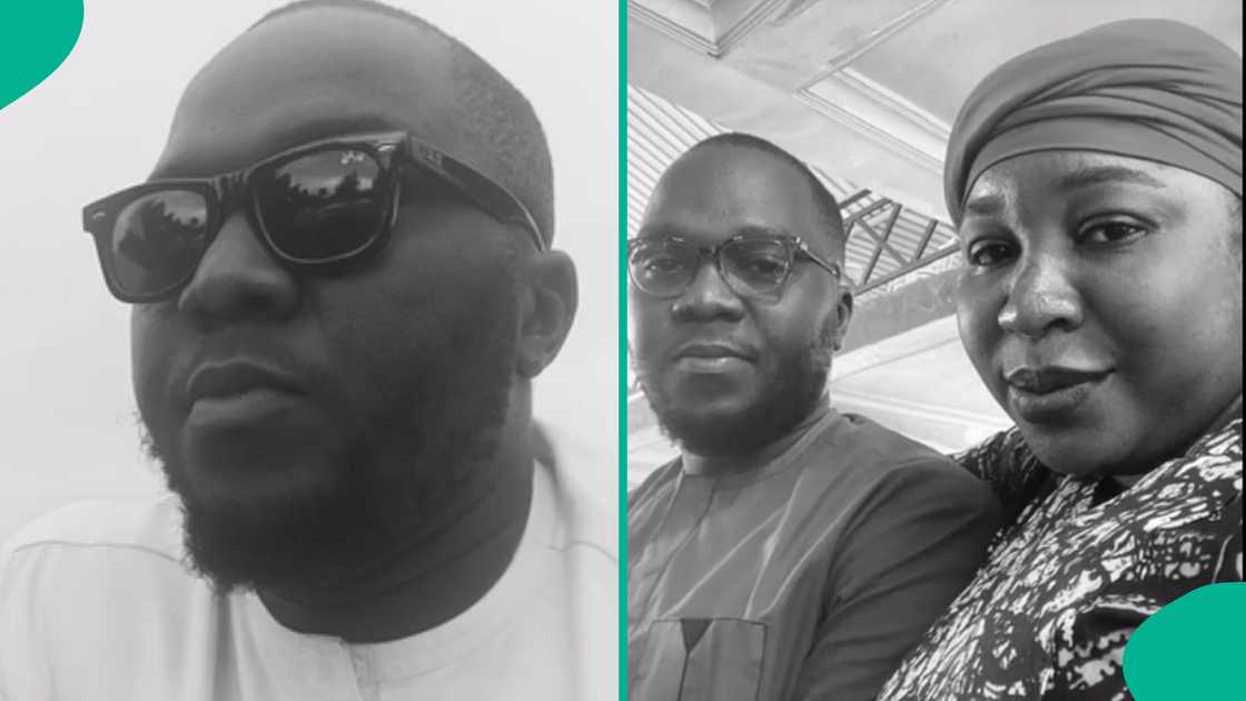 Woman mournfully remembers her late husband. Woman mournfully remembers her late husband.