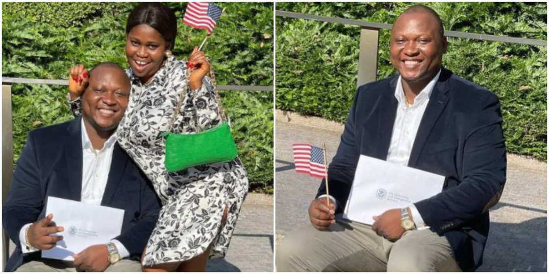 Tawa Ajisefini's hubby becomes US citizen Tawa Ajisefini's hubby becomes US citizen
