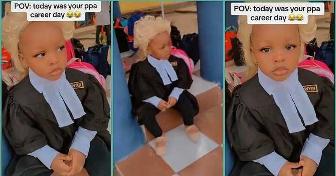 Little lawyer on school's career day goes viral on TikTok as corps member brings case to her Little lawyer on school's career day goes viral on TikTok as corps member brings case to her
