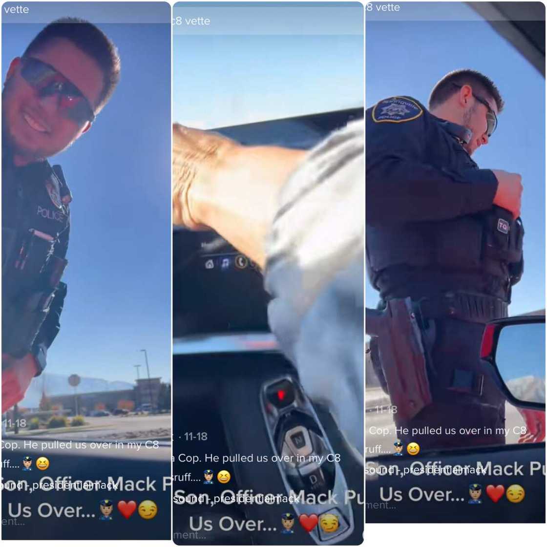 “Where are you going”: Young Police Officer Pull Parents Over in Cute Viral Video