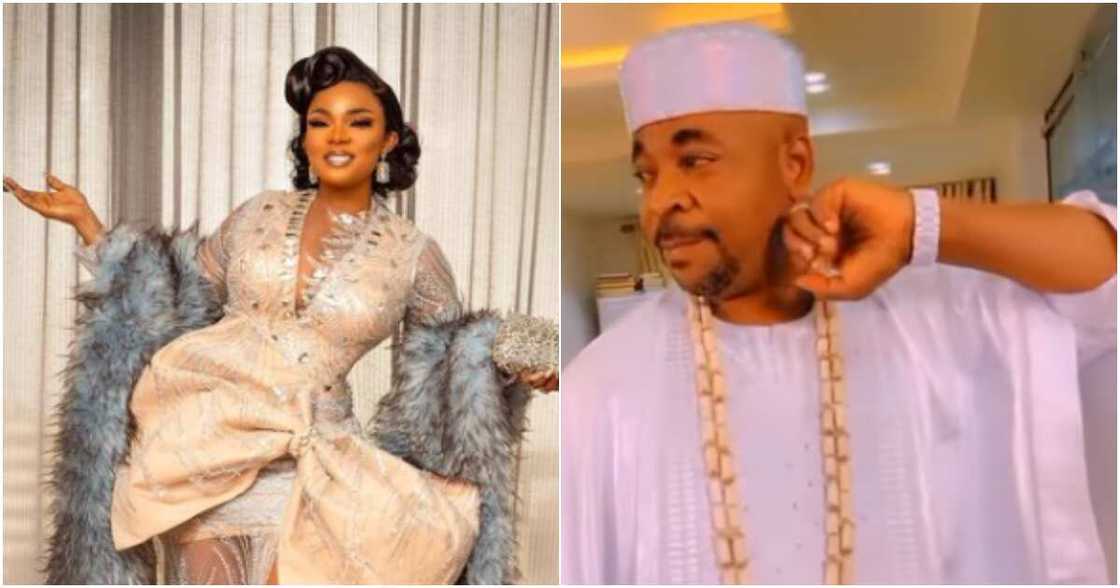 Iyabo Ojo and MC Oluomo Iyabo Ojo and MC Oluomo