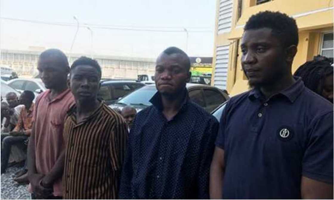 Police parade banker who led robbers to attack Abuja financial house Police parade banker who led robbers to attack Abuja financial house