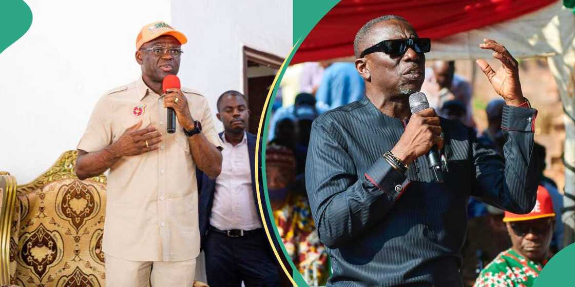Philip Shaibu and Asue Ighodalo are claiming to be Edo PDP candidate Philip Shaibu and Asue Ighodalo are claiming to be Edo PDP candidate