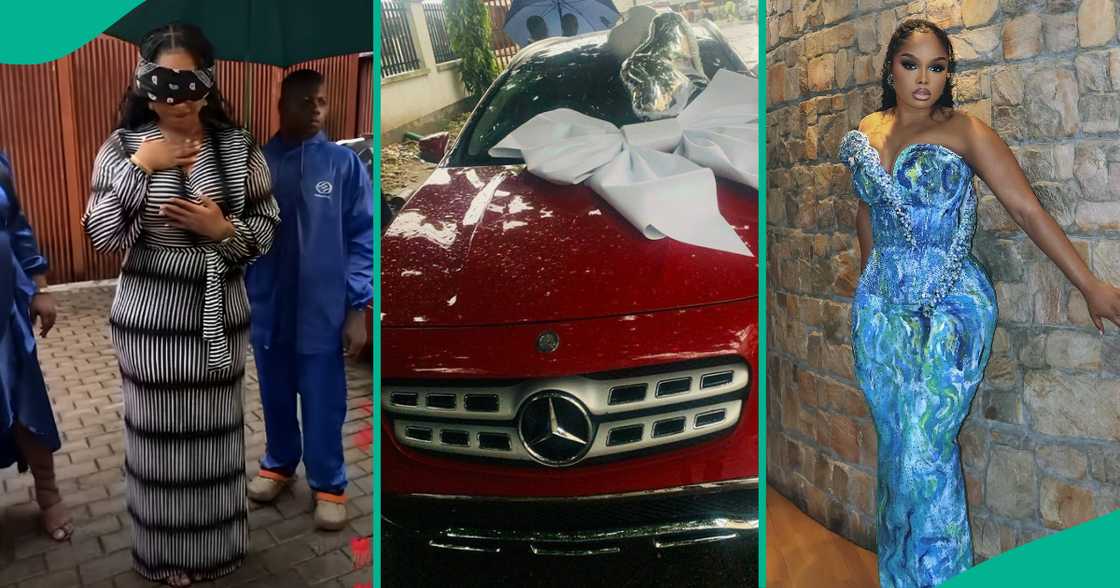 BBNaija star Onyeka receives car gift from fans. BBNaija star Onyeka receives car gift from fans.