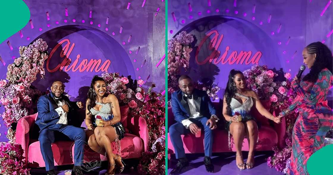 Folasade gives a speech about Chioma during her birthday. Folasade gives a speech about Chioma during her birthday.