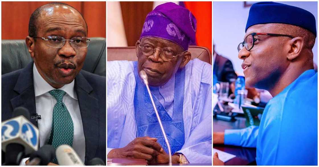 Suspended CBN Governor Emefiele/Tinubu/Laolu Akande Suspended CBN Governor Emefiele/Tinubu/Laolu Akande