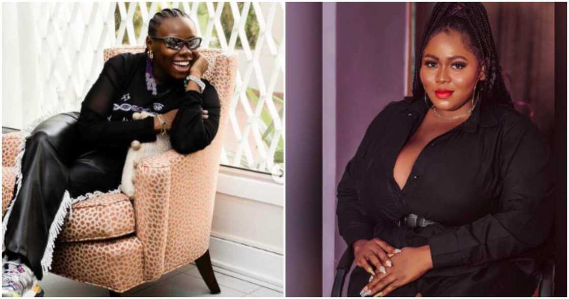 Singer Teni and actress Monlisa Stephen Singer Teni and actress Monlisa Stephen