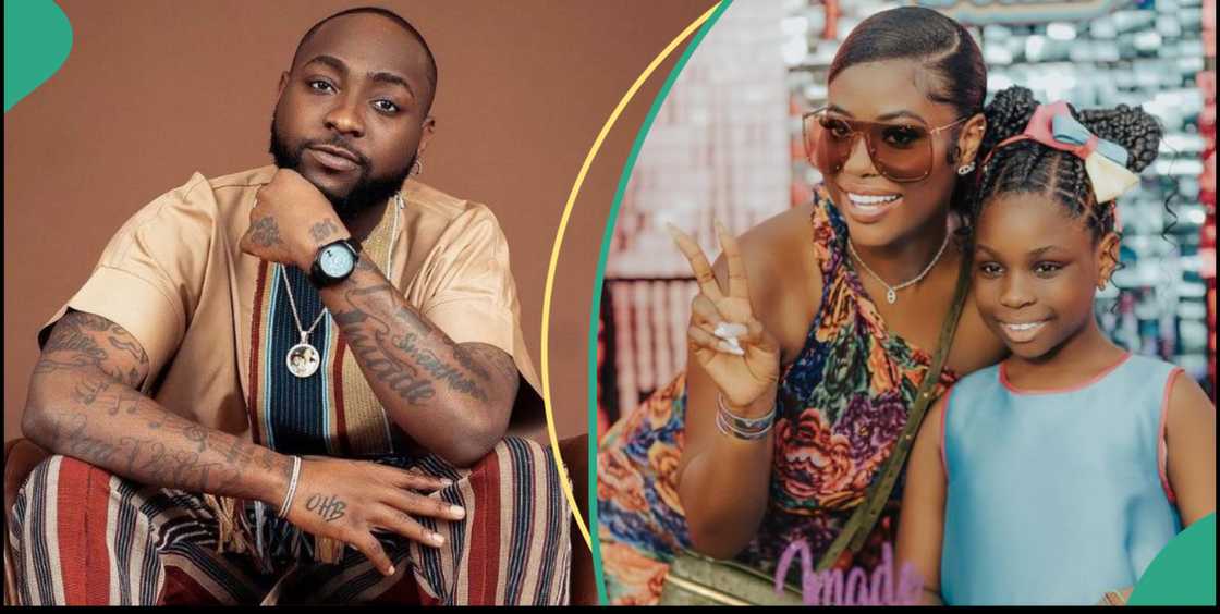 Davido, Sophia Momodu and Imade Davido, Sophia Momodu and Imade